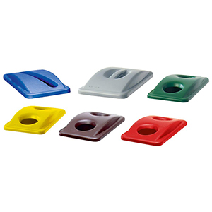 Schwingdeckel, PE, BxTxH 290x520x70 mm, Farbe grau