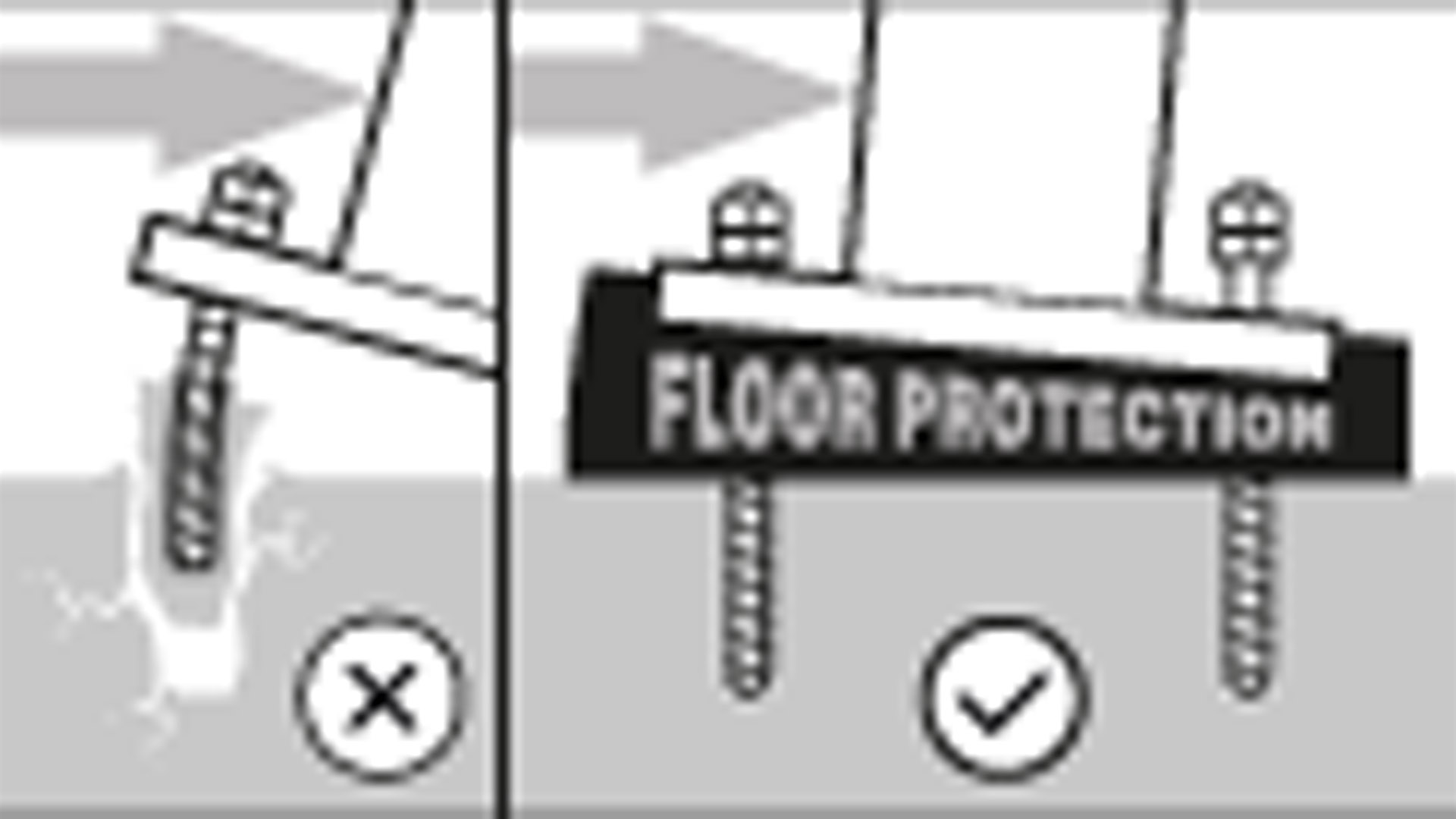 Rammschutzgeländer, Säulenschutz, Hybrid-Geländer, 4 Stahlpfosten und 12 Kunststoffbalken, für Rechtecksäulen von 200-700 mm, schwarz/gelb