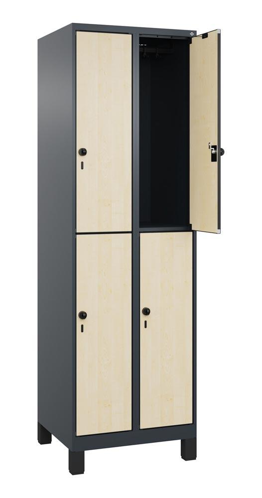 Fächerschrank, doppelstöckig