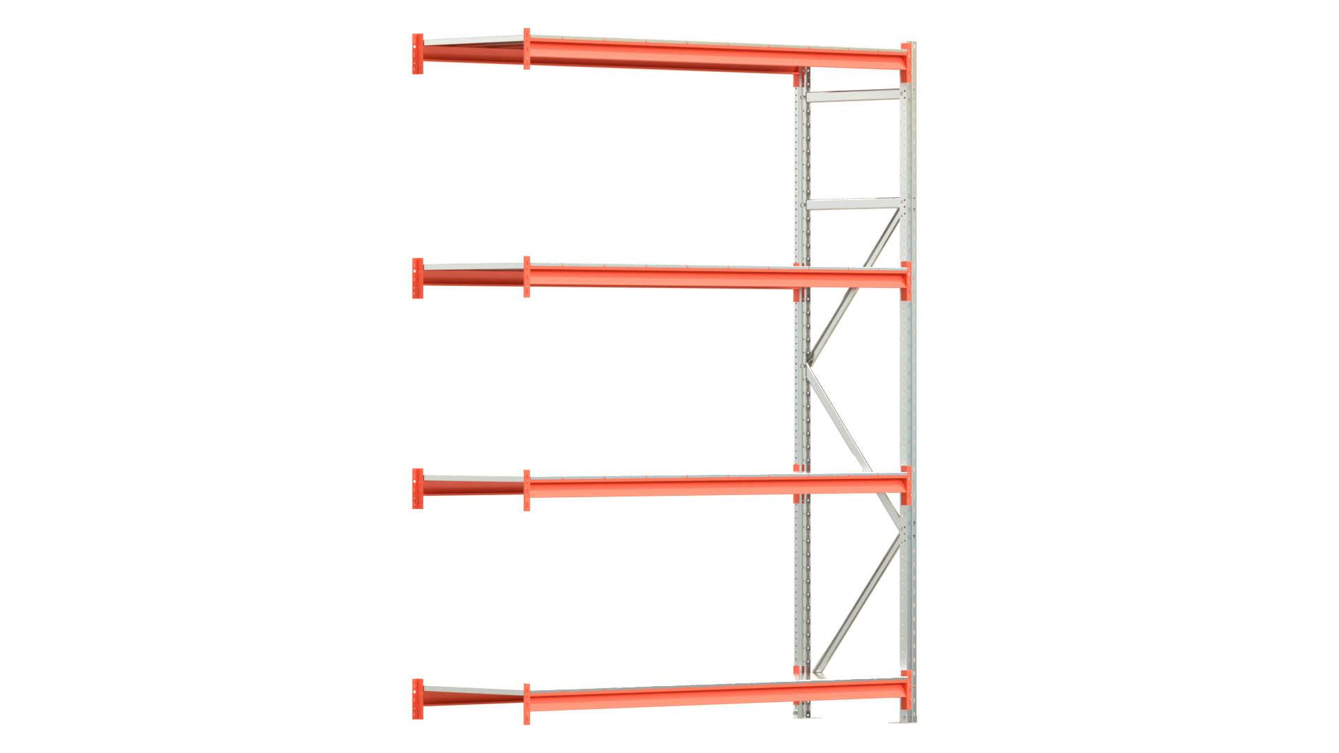 Weitspannregal EMMA - Höhe: 250 cm - Fachbreite: 185 cm - Tiefe: 60 cm - Anbaufeld