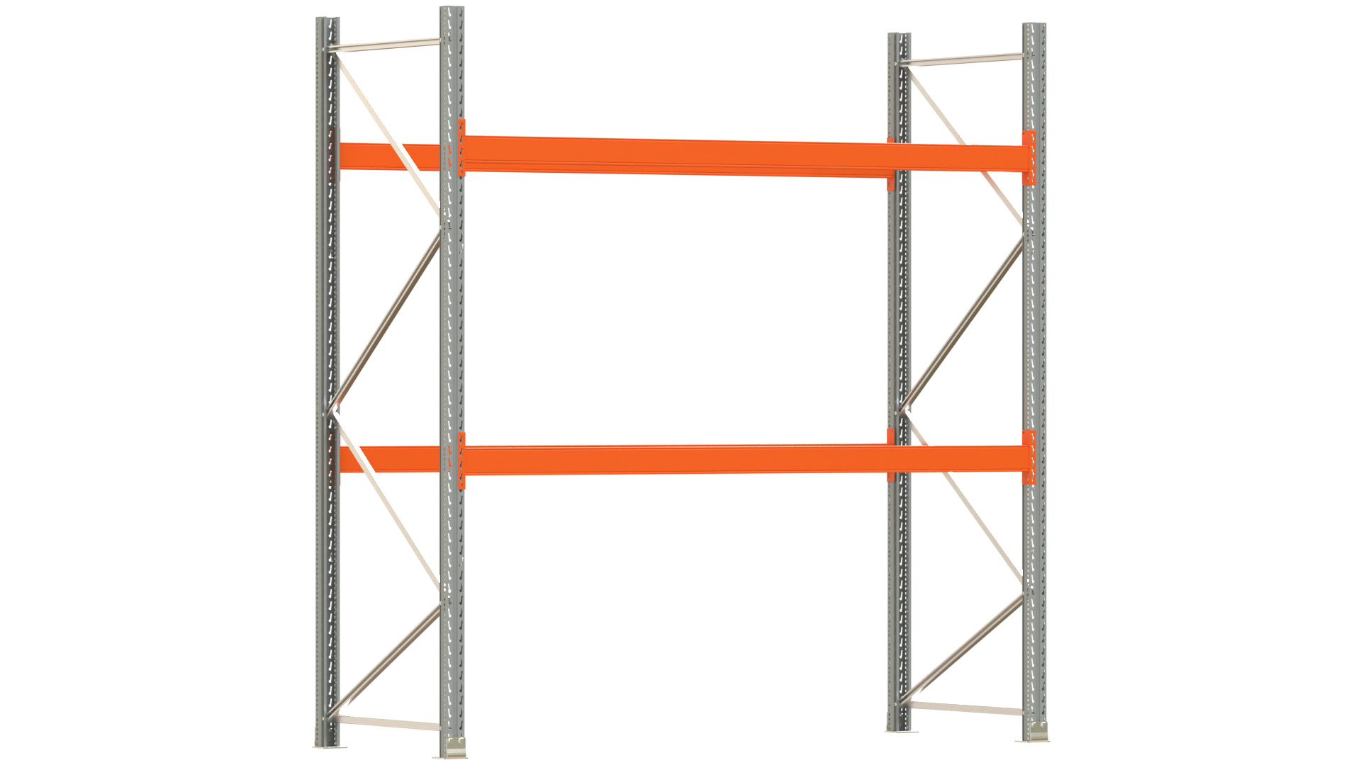 Palettenregal ARTUS - Breite 287 cm - Höhe 300 cm - Tiefe 110 cm - max. Fachlast 2100 kg - 9 Palettenplätze