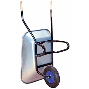 Schubkarre, Mulde 95 l, verzinkt, Luftbereifung 4PR