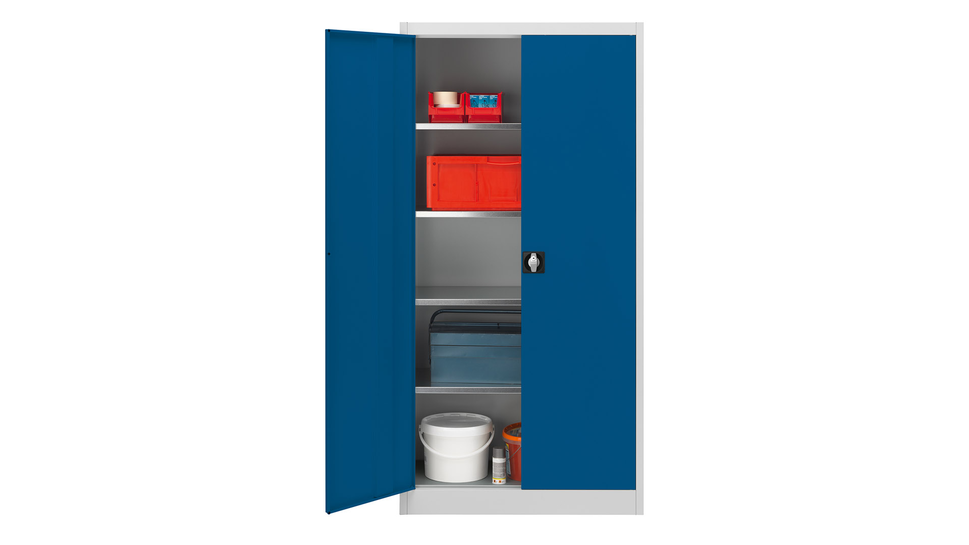 Stahlschrank mit Flügeltüren