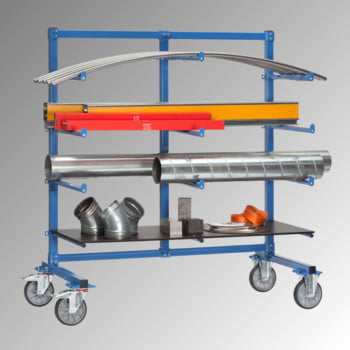 Fetra Tragarmwagen - 5 Ebenen - (HxBxT) 1.807 x 1.400 x 800 - Traglast 500 kg