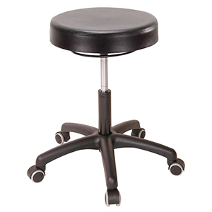 Drehhocker, Arbeitshocker mit Gasfederhöhenverstellung