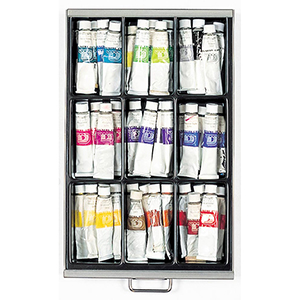 Einteilungsmaterial für Büro-Schubladenschränke, Trennwände für DIN A4, 9 Fächer, 22 mm hoch