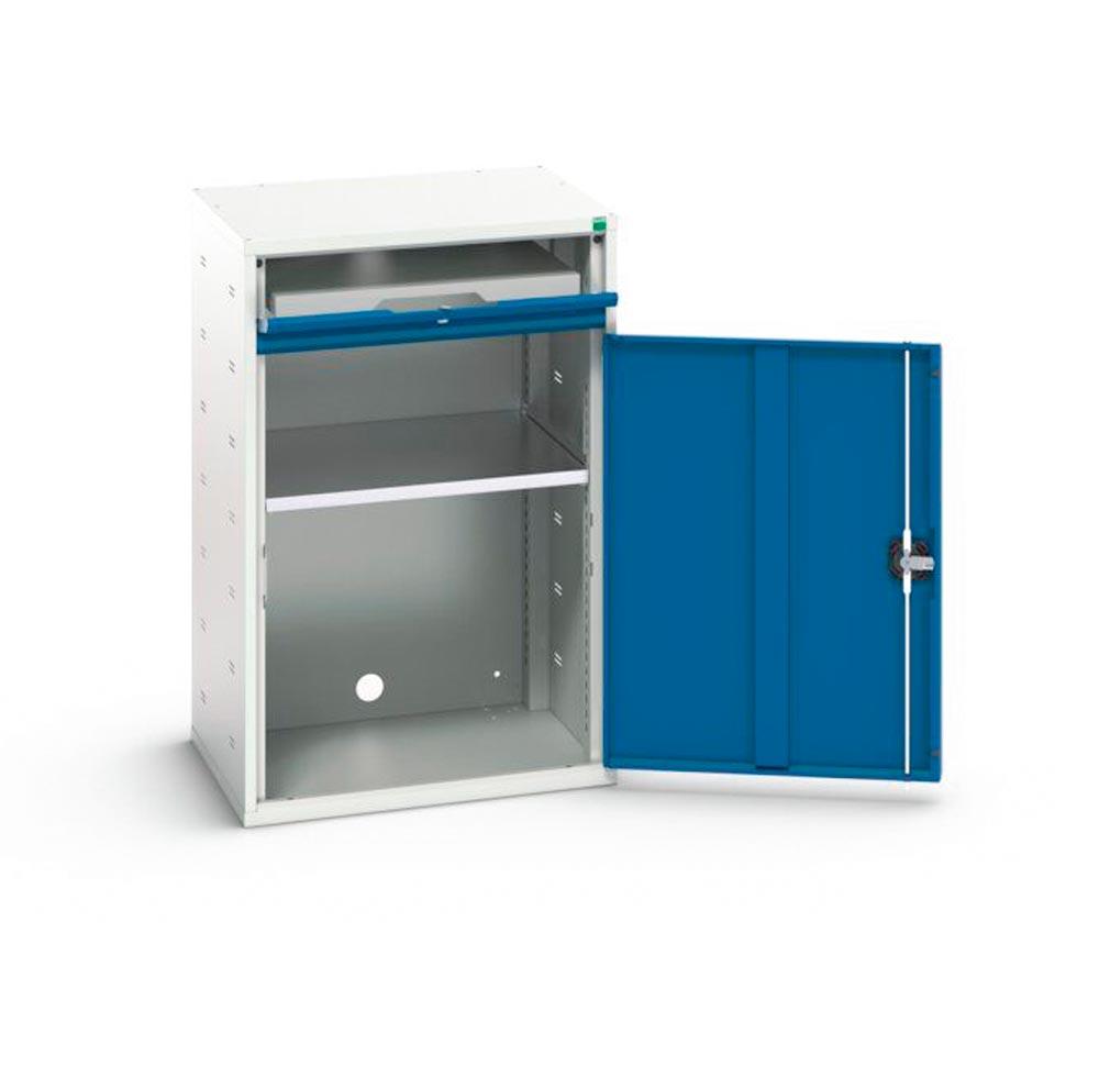 Computerschrank mit Fachboden und Tablar