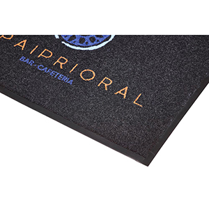 Logo-Eingangsmatte, freie Designgestaltung, Meterware, Breite 1500 mm (max. 18,3 m) (Bestellung 1 mtr = 1 Stück)