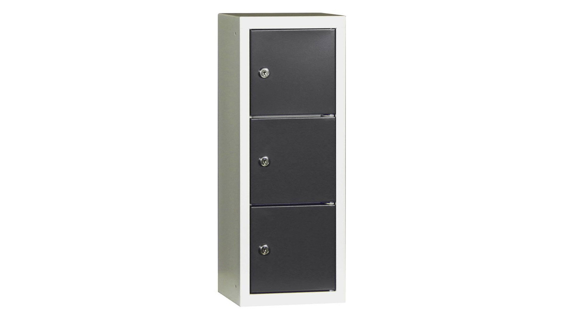Schließfachschrank, Breite 22,5 cm, Höhe 59,8 cm, Tiefe 20 cm, 3 Fächer