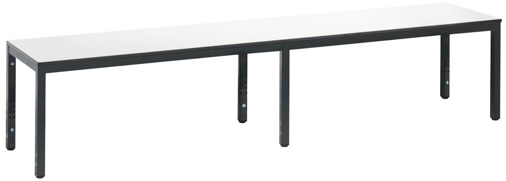 Garderobenbank, Breite 196 cm, Höhe 40,1 cm, Tiefe 196 cm