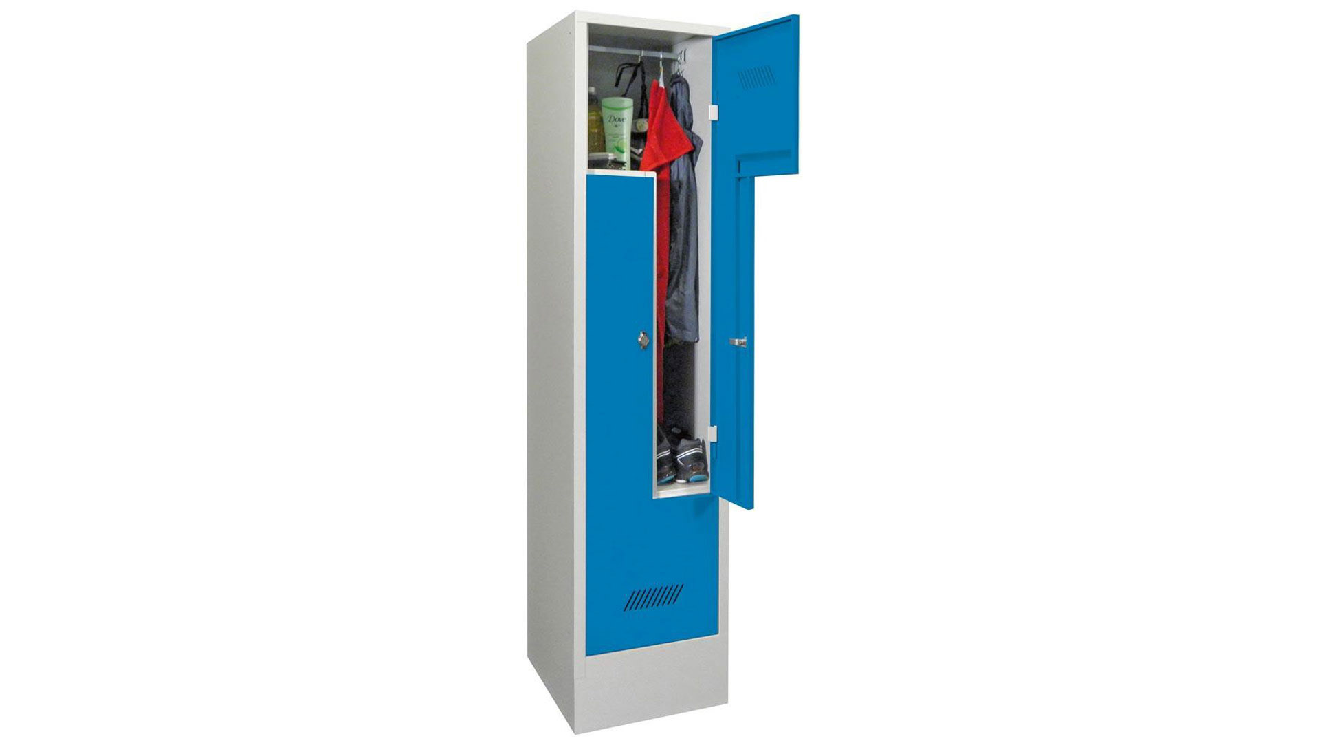 Z-Spind, Breite 40 cm, Höhe 185 cm, Tiefe 50 cm, 1 Abteil