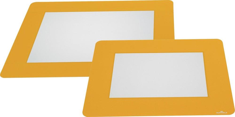 Selbstklebendes Bodenmarkierungsfenster für Papiereinlagen A5, ablösbar, A5, VE 10 Stück
