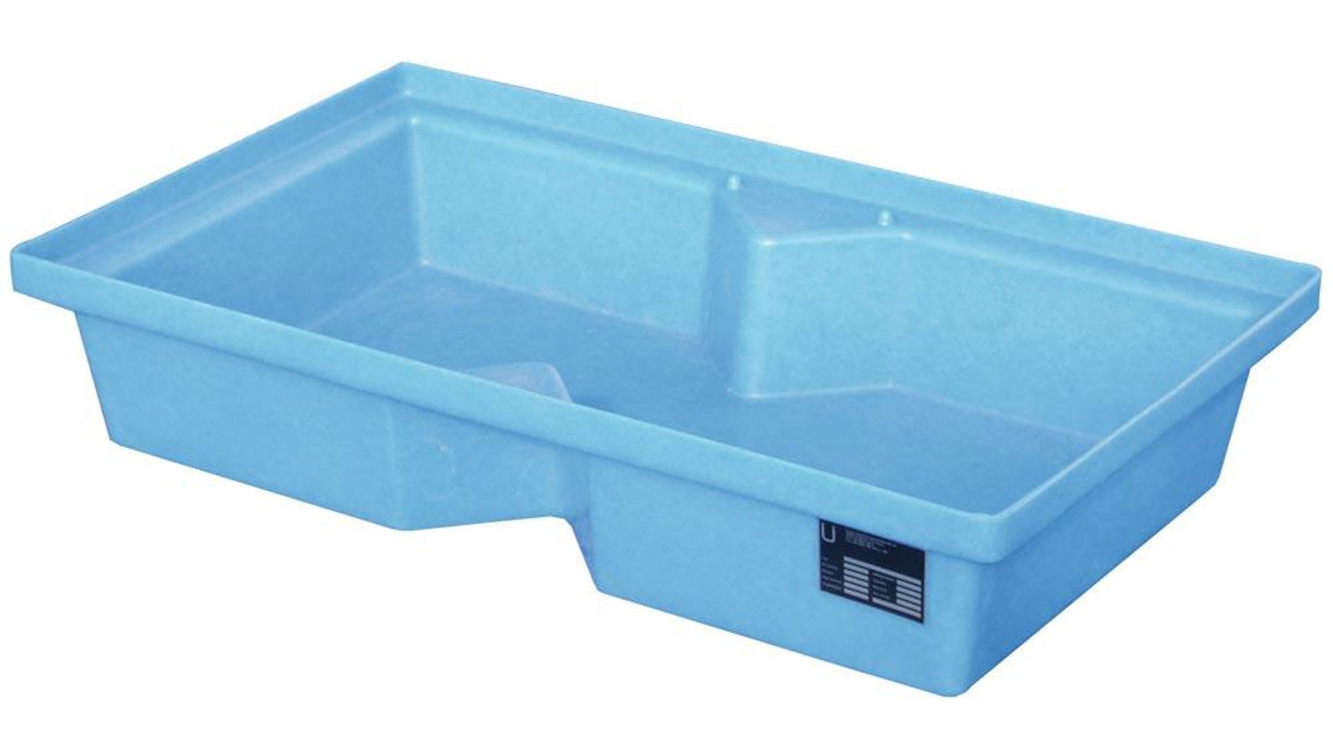 Polyethylen-Kleingebindewanne (PE) für Paletten - 1.000 x 600 mm - 60 l Volumen