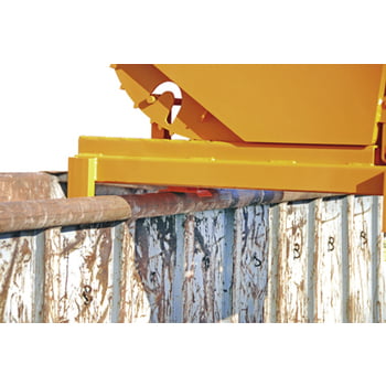 Schwerlast-Kipper - 4.000 kg - 1.200 l - automatische Entriegelung - orange