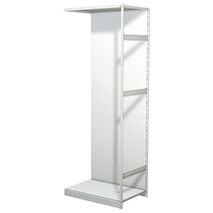 Aktenregal, Büroregal - Steckregal mit Rückwand