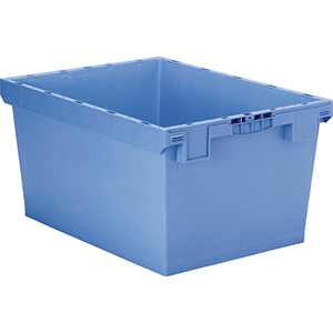 Euronorm-Mehrwegbehälter, ohne Deckel, Volumen 14 Liter, BxTxH 400x300x173 mm, Farbe blau, VE 2 Stück