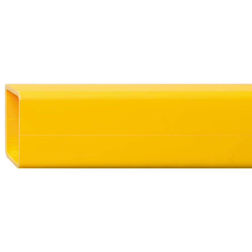 Querbalken, Querschnitt 74x52 mm, Stärke 5 mm, Länge 2000 mm, Farbe gelb