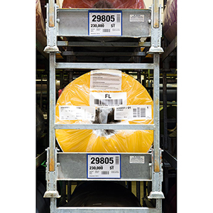 Magnetische Kennzeichnungstasche A4 quer, BxH 297x210 mm, mit zwei rückseitigen Magnetstreifen, VE 50 Stück