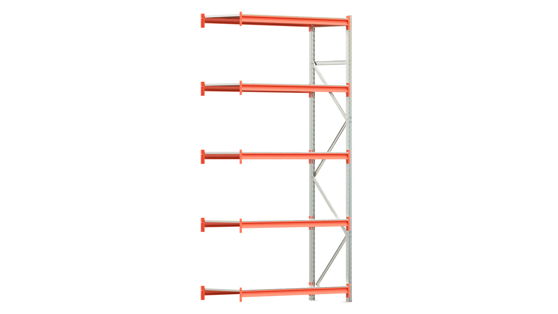 Weitspannregal EMMA - Höhe: 300 cm - Fachbreite: 150 cm - Tiefe: 60 cm - Anbaufeld