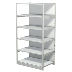 Aktenregal, Büroregal - Steckregal mit Rückwand