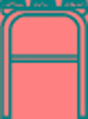 Doppelseitige Garderobenbank, ohne Schuhrost, TxH 700x450 mm, Länge 2000 mm, RAL 7016