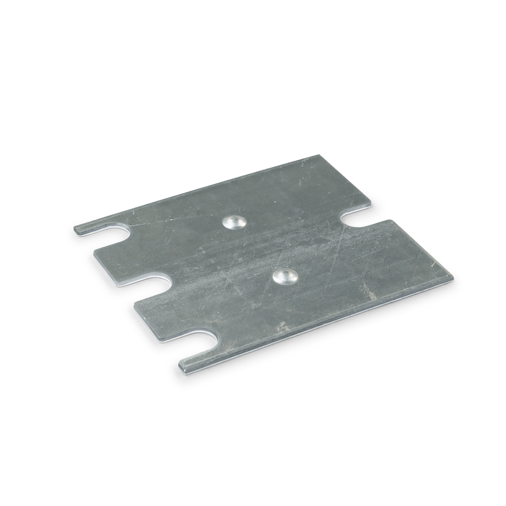ARTUS-Unterlegblech für Fussplatten 140x120 - 3 mm sendzimierverzinkt
