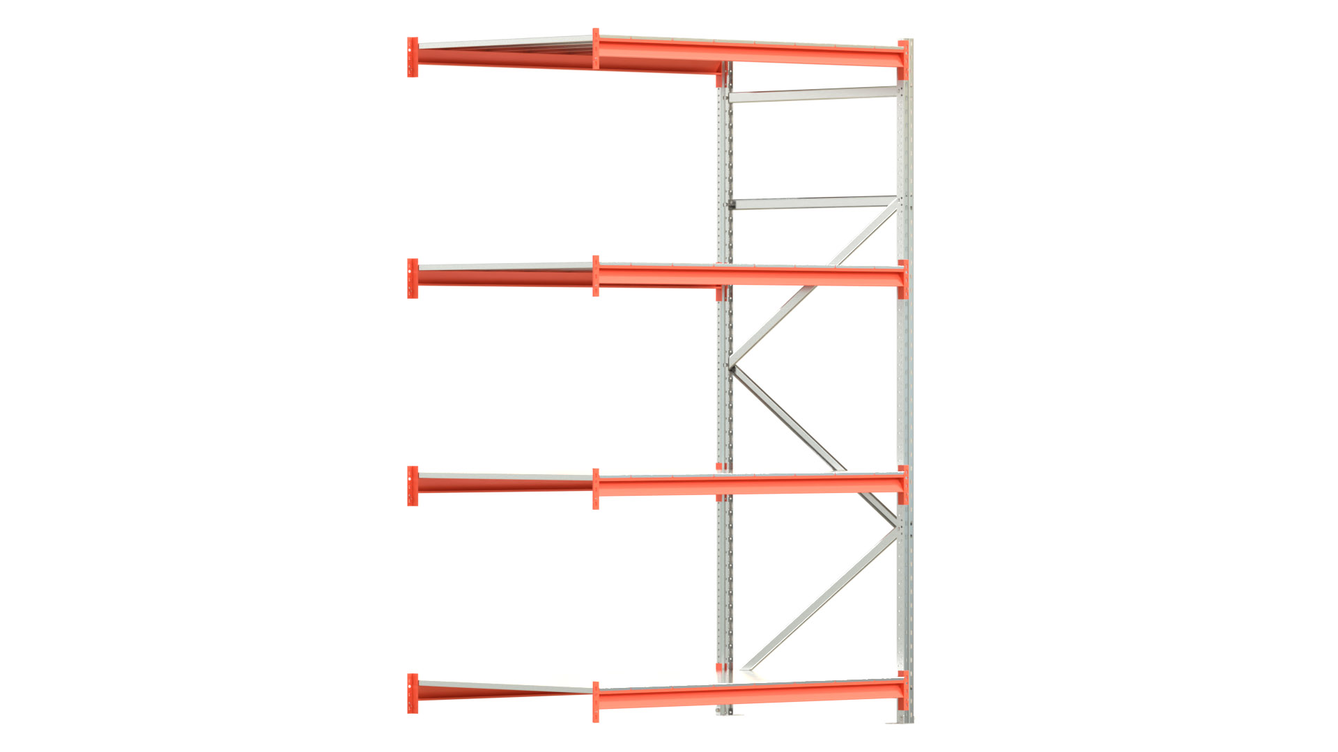 Weitspannregal EMMA - Höhe: 250 cm - Fachbreite: 150 cm - Tiefe: 1000 cm - Anbaufeld