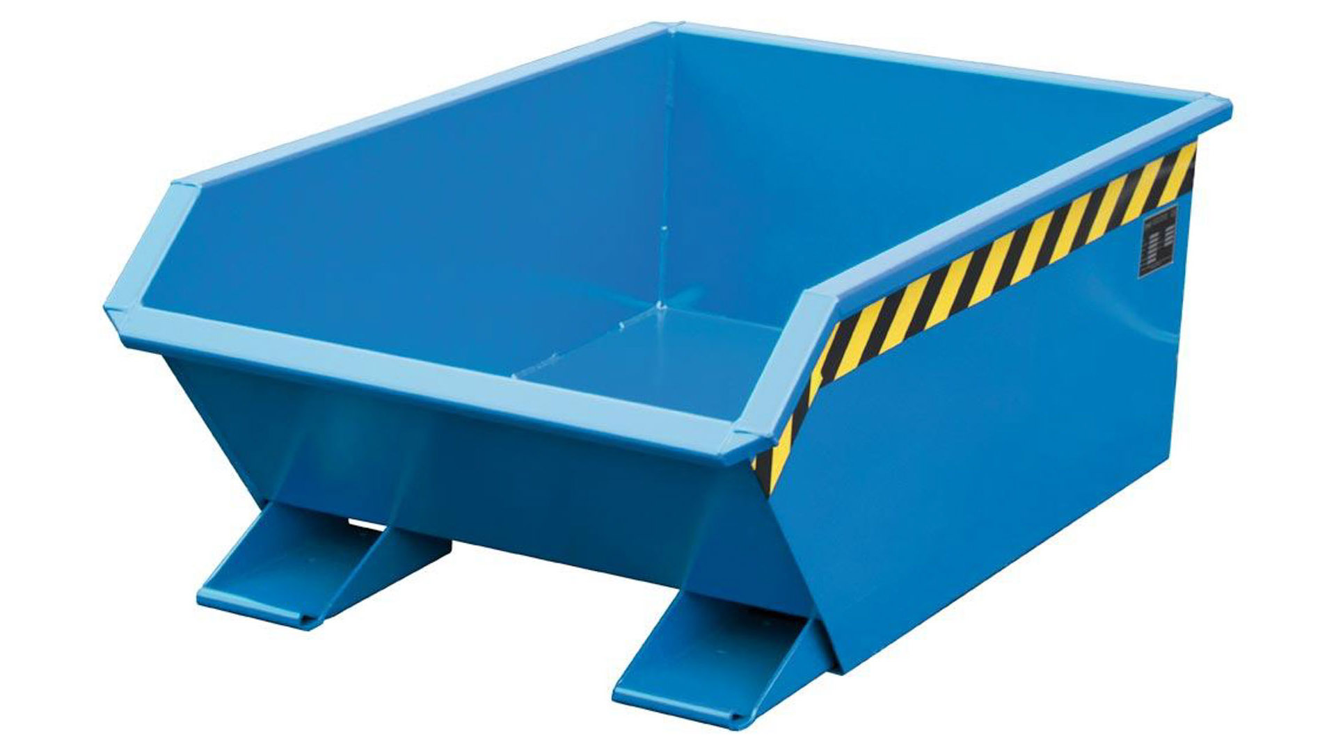 Kippbehälter - niedrig - Volumen 270 l - Tragkraft 1.000 kg - 450 x 780 x 1.385 mm (HxBxT) - lichtblau