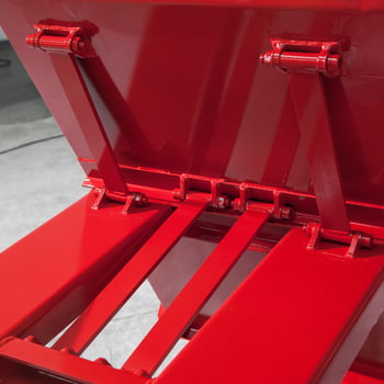 Muldenkippbehälter - Volumen 500,00 l - Traglast 1.200 kg - enzianblau