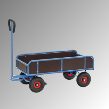 Handwagen - Traglast 400 kg - 1.185 x 600 x 1.204 mm - Vier Wände, fest