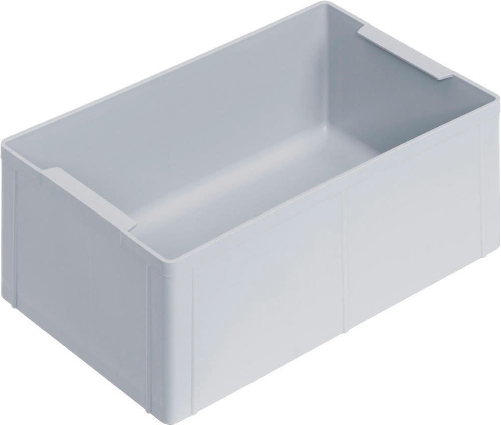 Einsatzbehälter für Euronormbehälter, LxBxH 274x174x110 mm, Farbe grau
