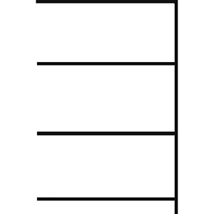 Edelstahl-Steckregal