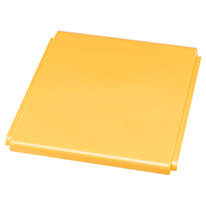 Kunststoffdeckel zu Kunststoff-Container Volumen 60 l, Farbe gelb