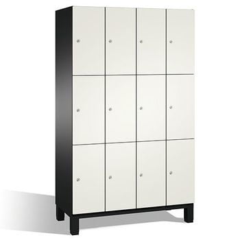 Fächerschrank, Breite 120 cm, Höhe 198 cm, Tiefe 52,5 cm, 12 Fächer