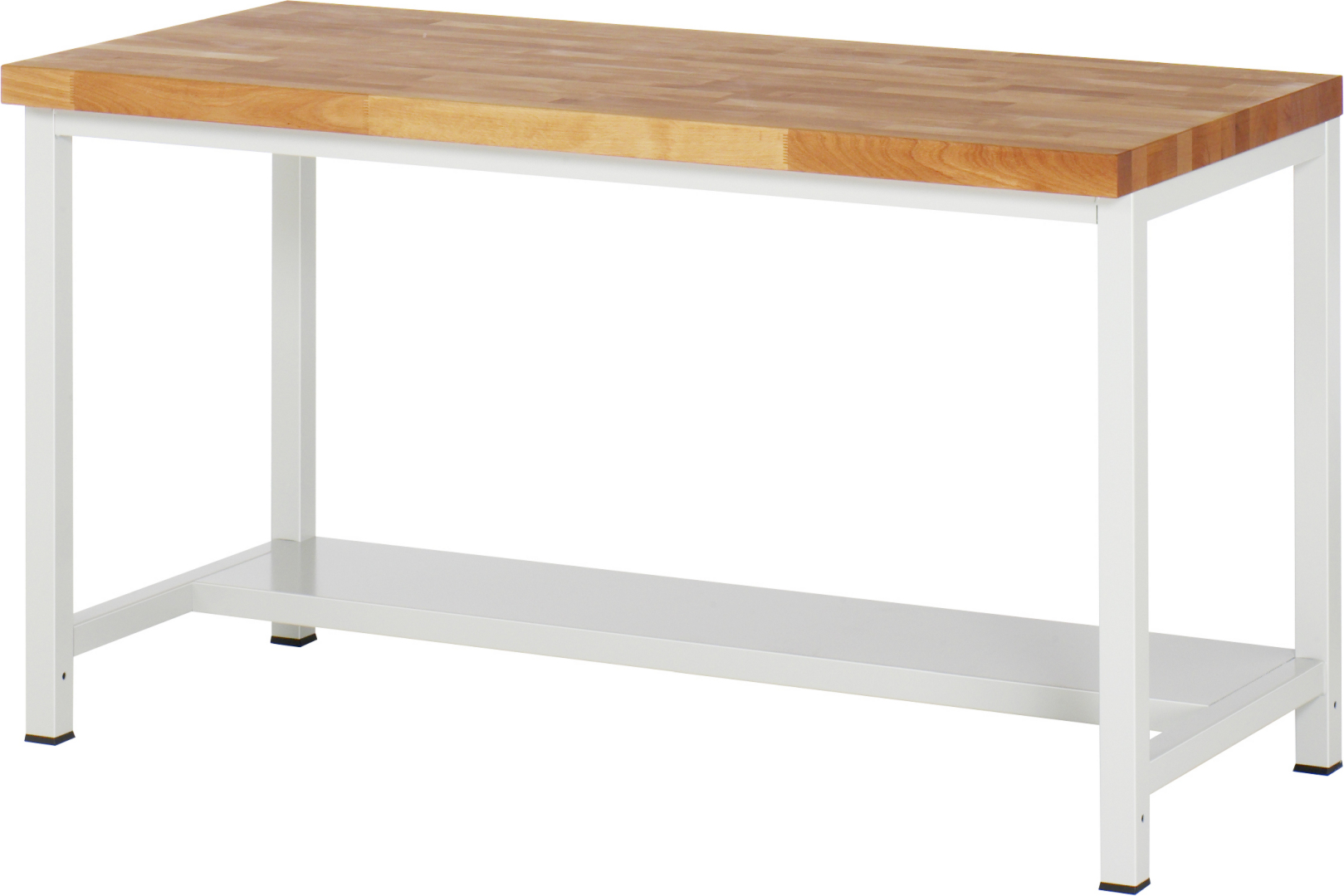 Werkbank Modell 8000,  BxTxH 1500x900x840 mm,  Buche-Massiv Arbeitsplatte 40 mm