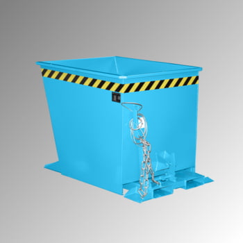 Kippbehälter für Routenzüge - Volumen 550 l - Traglast 1.000 kg - 880 x 875 x 1.230 mm (HxBxT) - lichtblau