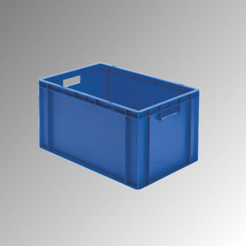Eurobox - Eurokasten - Volumen 61,00 l - Boden und Wände geschlossen - 320 x 400 x 600 mm (HxBxT) - VE 2 Stk. - ROT (Beispielabbildung in blau)