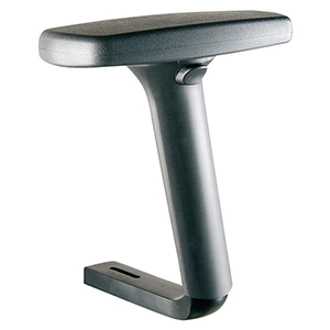 3 D Armlehnen für Arbeitsdrehstuhl, 1 Paar, höhenverstellbar in Höhe Tiefe und Breite, Farbe schwarz