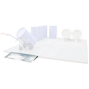 Auffahrrampe zu Bodenauffangwannen BxT 450x1150 mm