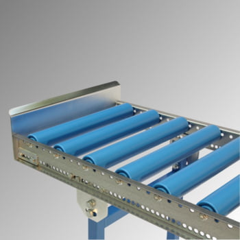 Leicht-Rollenbahn - 400 x 3.000 mm (BxL) - Achsabstand 125 mm - Kunststoffrollen