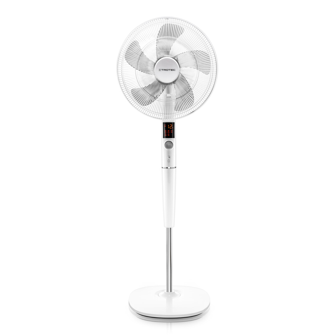 Design-Standventilator mit Fernbedienung und 85° Oszillation, 30 W