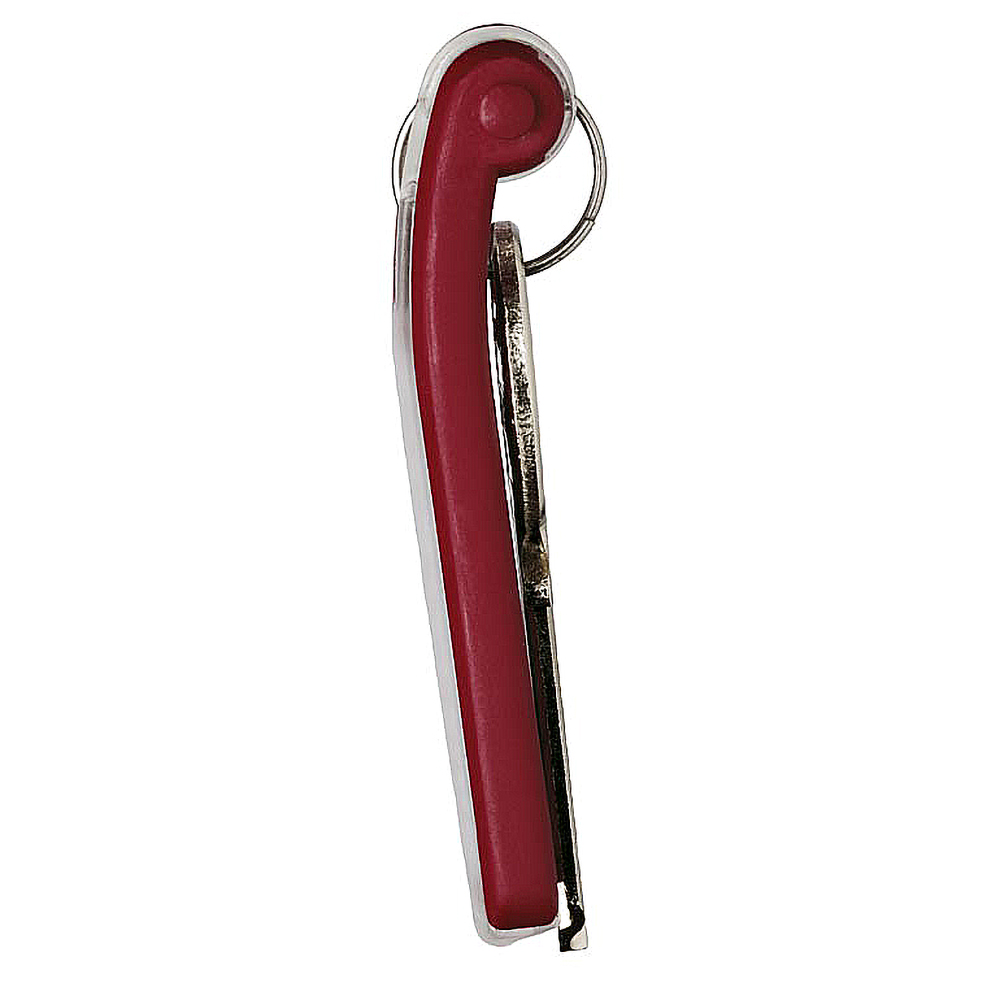 Schlüsselanhänger, CLIP-Mechanismus, Beutel mit 6 Anhängern, Farbe rot, MINDESTABNAHME 3 VE