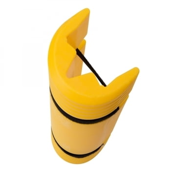 Regal-Anfahrschutz für Regalstützen von 60 - 85 mm, aus hochwertigem Polyethylen (MDPE), für Palettenregal, Kragarmregale, Lagerregale