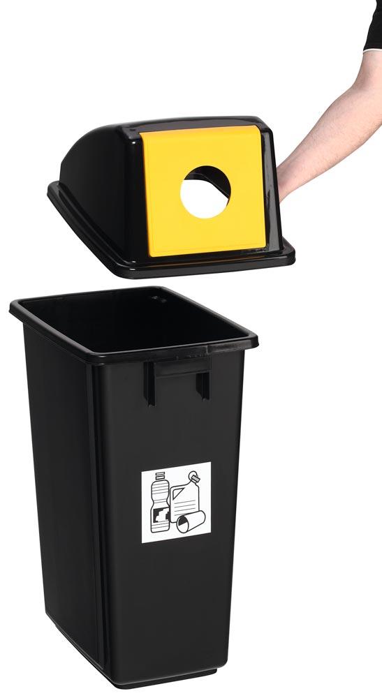 Wertstoffsammler aus Kunststoff