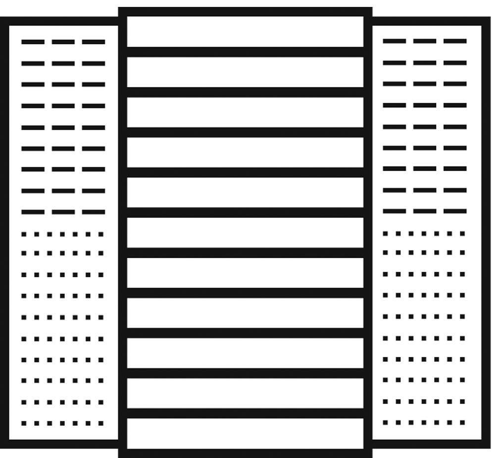 Materialschrank, Großraumschrank, BxTxH 1100x530x1950 mm, 10 Böden, RAL 7035 lichtgrau