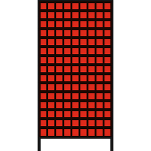Stationäres Montageregal mit Sichtlagerkästen, einseitig, Anzahl Kästen: 135xGr. 5, BxTxH 1010x400x2010 mm