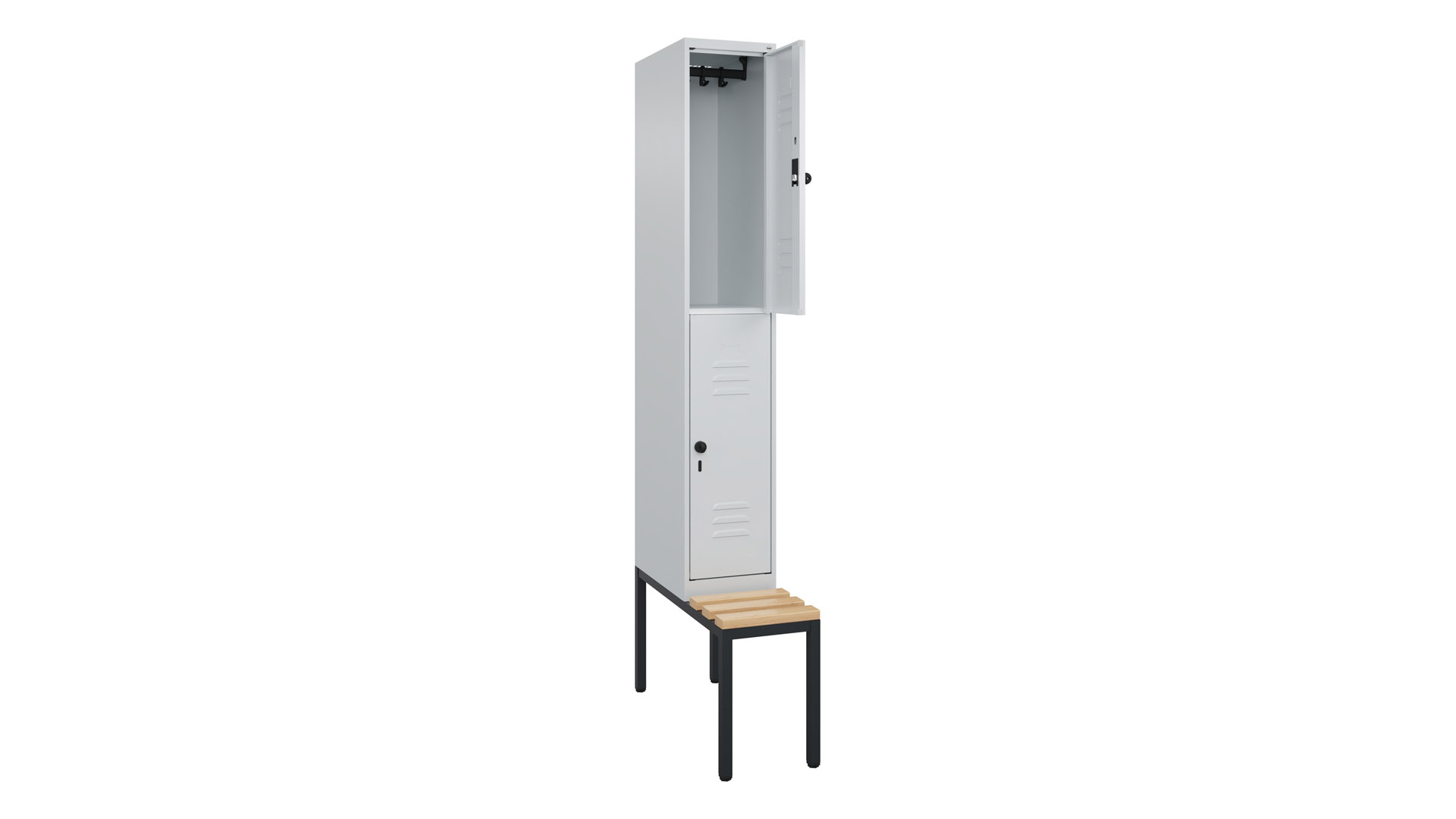 Fächerschrank, Breite 30 cm, Höhe 212 cm, Tiefe 50 cm,  Fächer