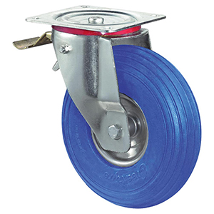 Transportgeräte-Lenkrolle m. Festst.