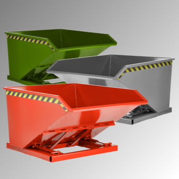 Muldenkippbehälter - Volumen 500,00 l - Traglast 1.200 kg - enzianblau