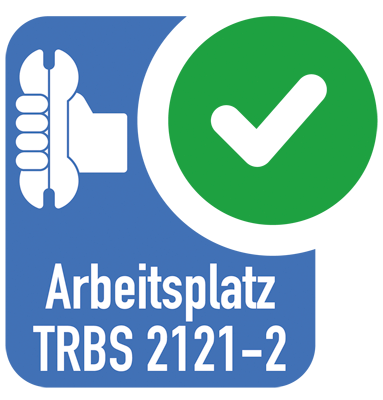 Plattformleiter mit Auslegern, Plattformhöhe 1,70 m, Arbeitshöhe max. 3,70 m, Sprossenanzahl 7, Plattform 400x550 mm, Gewicht 27,4 kg
